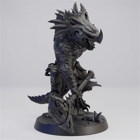 Hot Goblin Lizardman Of Falgor D Alt On Base