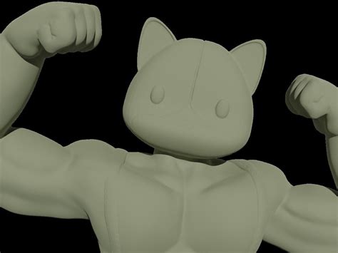 Meowscles Fortnite 3D model 3D printable | CGTrader