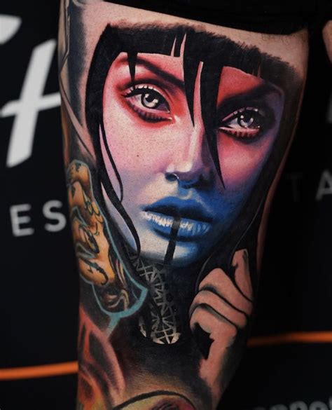 Beautiful Realistic Tattoo By Rich Harris Color Tattoo Realism Tattoo Colour Tattoo