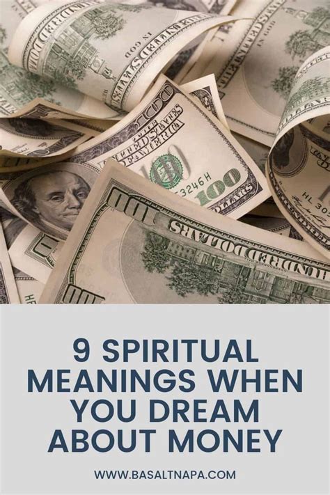 Spiritual Meanings When You Dream About Money Spiritual Meaning