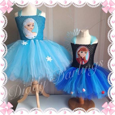 Anna Face Patch Tutu Dress Frozen Tutu Dress Elsa Tutu Dress Elsa