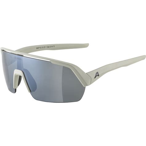 Alpina Turbo Hr Brille Cool Grey Matt Black Mirror Bike