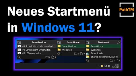 Windows Neues Startmen Hinzuf Gen Systemtraymenu Pathtm Youtube