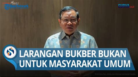 Istana Tegaskan Larangan Bukber Tak Berlaku Untuk Masyarakat Umum Youtube