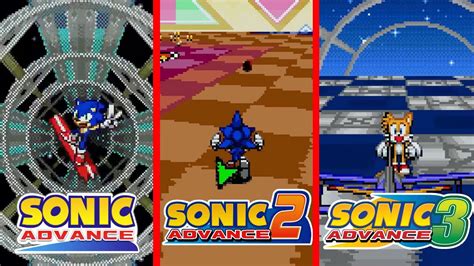 Sonic Advance Series All Special Stages Youtube