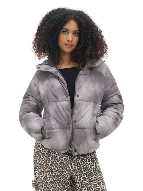 Wzorzysta Kurtka Puffer CROPP 3791W MLC