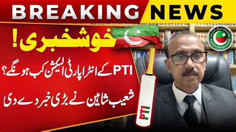 Good News PTI Bat Symbol PTI Intra Party Election Schedule PTI S