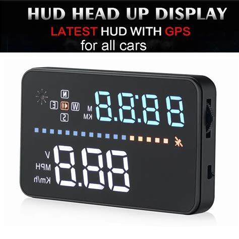 Universal Hud Gps Speedometer Head Up Display Car Display Projector On