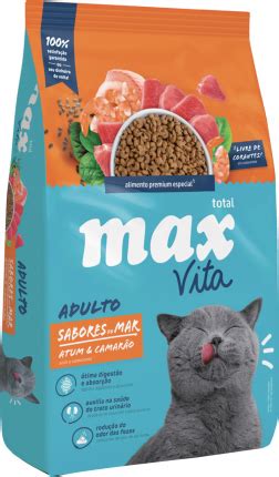 Total Max Vita Gato Adulto Sabores Do Mar Atum Camarao Kg Comida