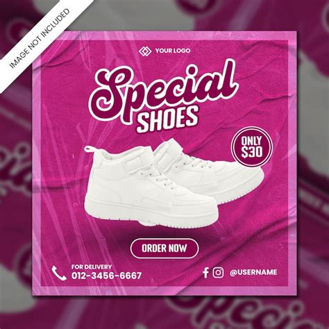 Premium PSD Special Collection Sport Shoes Social Media Template