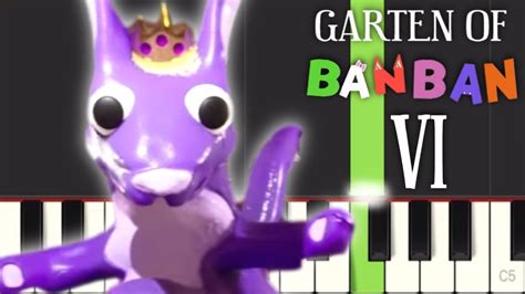 Garten Of Banban Vi Teaser Trailer Piano Tutorial Youtube