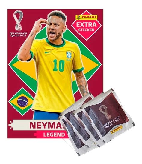 Kit 100 Figurinhas Álbum Copa Do Mundo 2022 Qatar Brasil Parcelamento