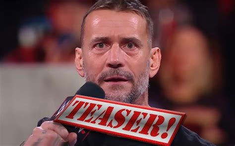 CM Punk annonce son premier match après son retour à la WWE sur les