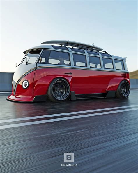 Ultra Widebody Volkswagen Bus Volkswide Looks Like A Porsche Racing