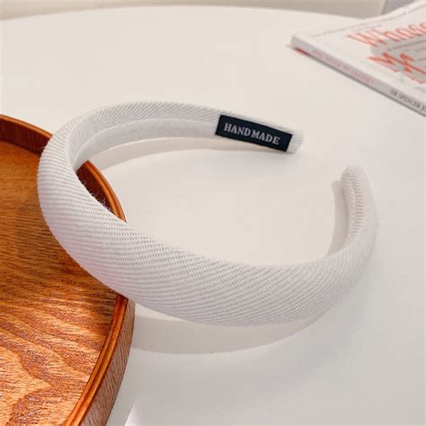 Korean Pearl Hair Band Gentle Knitted Wide Headband Fashion Elegant