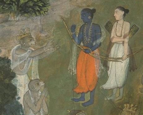 Indian Epics: Images and PDE Epics: Image: Mandodari Rebukes Ravana