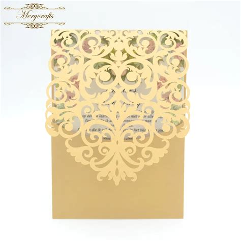 New products wedding souvenirs laser cut pocket invitation card party decorations-in Cards ...