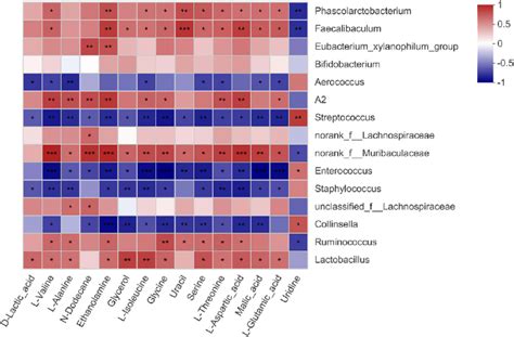 Spearman Correlation Heatmap Of Hepatic Metabolites And Gut Microbiota Download Scientific