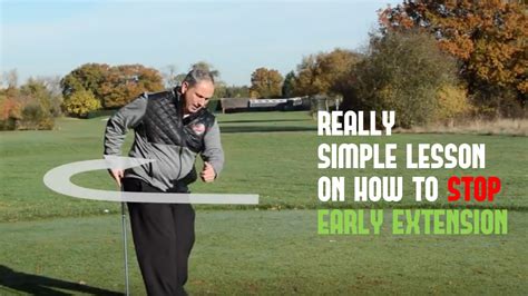 Golf Swing Early Extension Fix How To Stop Early Extension With A