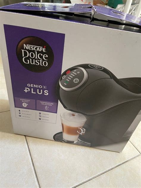 NESCAFE DOLCE GUSTO 1003 BLACK GENIO S PLUS COFFEE MACHINE BLACK TV