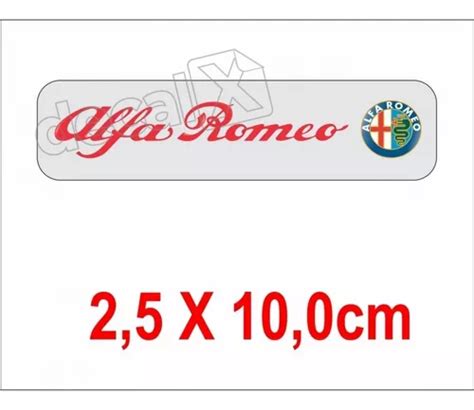 Emblema Adesivo Resinado Alfa Romeo Res6 Parcelamento Sem Juros