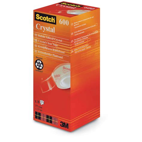 Scotch 600 Crystal Clear Tape Pack 50000 Art Supplies Your Art