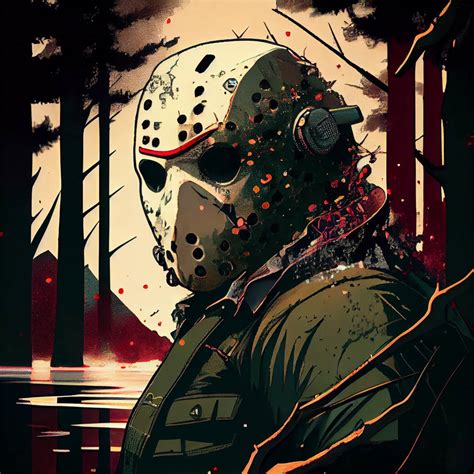 Jason Voorhees Anime Style By Aiartcollector On Deviantart