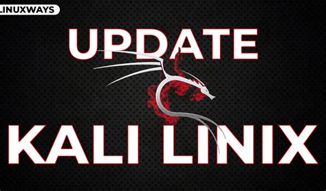 How To Update Kali Linux Linuxways