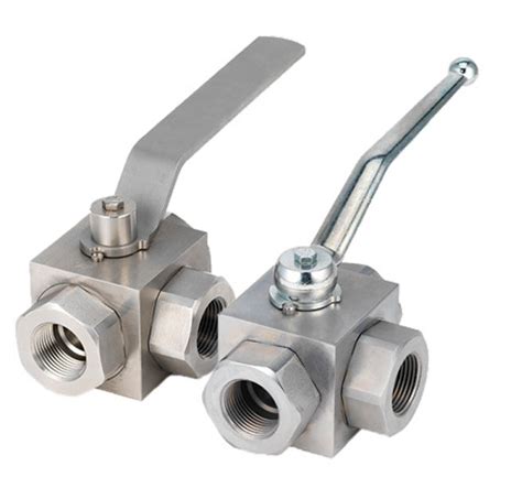 Ae3 Series Three Way Block Body Threaded Ball Valves On Anchor Fluid Power