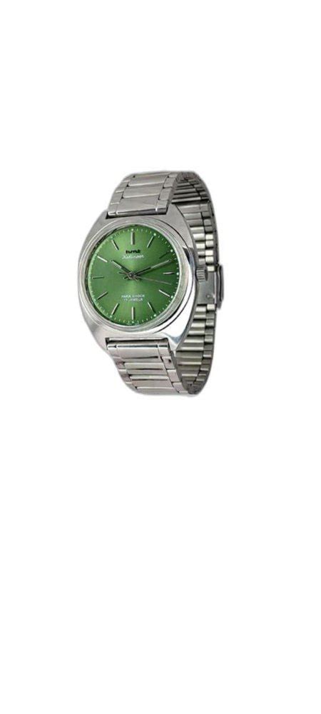 Round Hmt Kohinoor Green Dial Mechanical Watch For Daily At Rs 1750 In