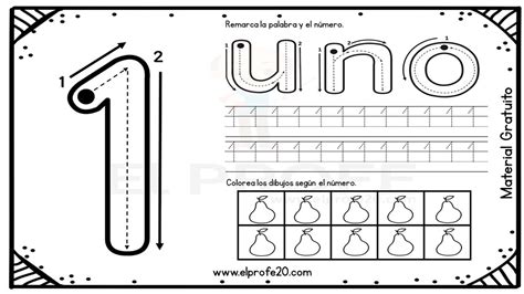 Fichas De Grafomotricidad Repasamos N Meros Del Al Imagenes