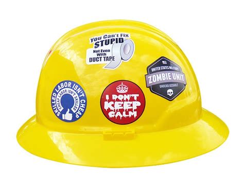 How To Apply Hard Hat Stickers - Hardhats & Tools