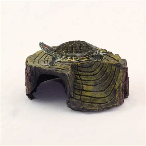 Turtle Basking Platform Reptile Climbing Shale Resin Temu