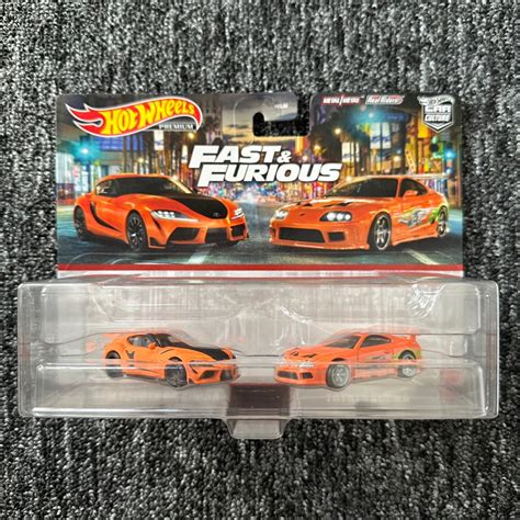 Hot Wheels Premium Car Culture Twin Pack Fast And Furious Toyota Gr Supra And Toyota Supra
