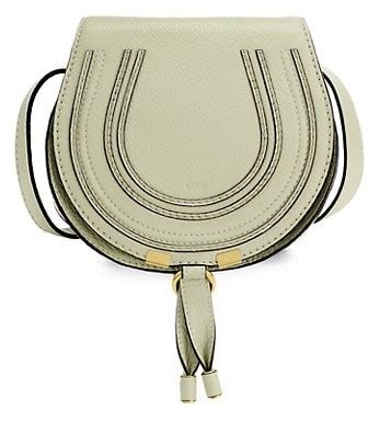 Chlo Mini Marcie Leather Saddle Bag Shopstyle