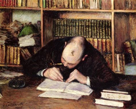 Retrato De Un Hombre Escribiendo En Su Estudio 1885 Impresionismo