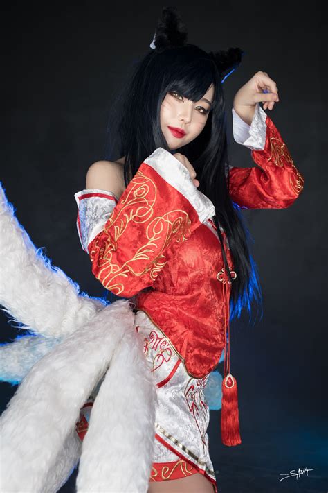 Yuna 윤아 NO 07 SAINT Photolife cosplay Original Ahri 微图坊