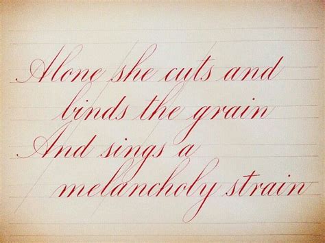 Copperplate Lettering Calligraphy Alphabet Copperplate Calligraphy