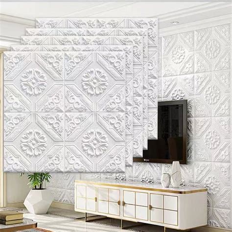 Big Size X Cm Ceiling Wallpaper D Brick Waterproof Wall Stickers