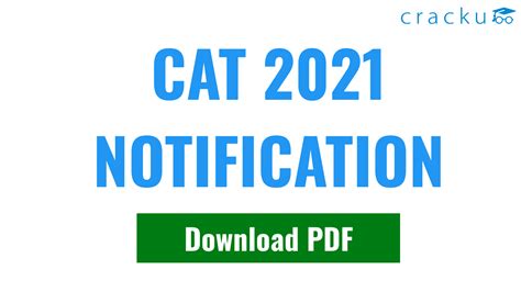 Cat 2021 Notification Pdf Eligibility Criteria Exam Pattern And