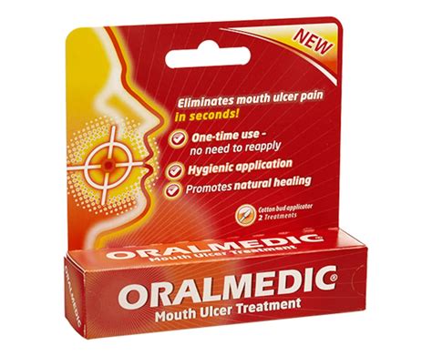 Oralmedic Mouth Ulcer Treatment Pack Healthylife