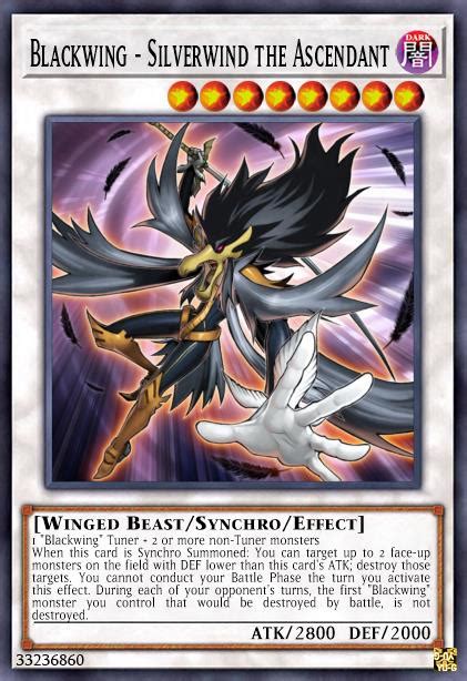 Yu Gi Oh Wiki Blackwing Silverwind The Ascendant