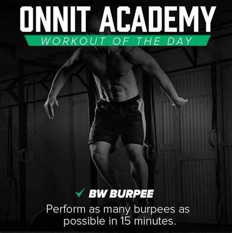 Onnit Academy Workout Of The Day Bodyweight Workout Onnit Academy