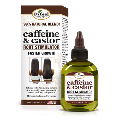 Difeel Caffeine And Castor Root Stimulator For Faster Hair Growth 25 Oz