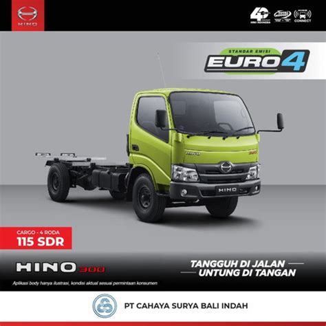 Promo 115 SD STD HINO 300 SERIES EURO 4 2023 Cicil 0 3x Kota