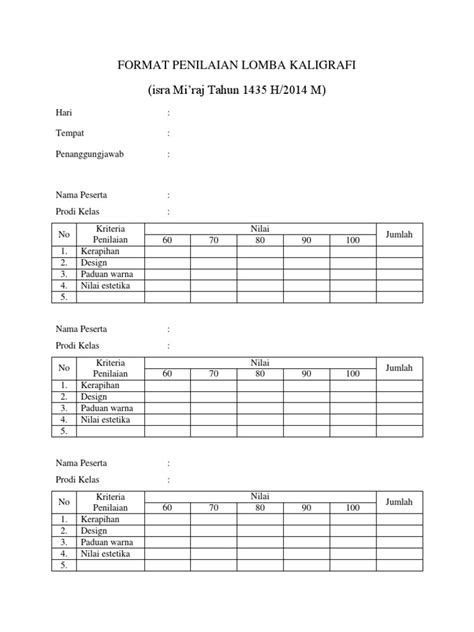 Penilaian Lomba Mewarnai Bukubelajarstate