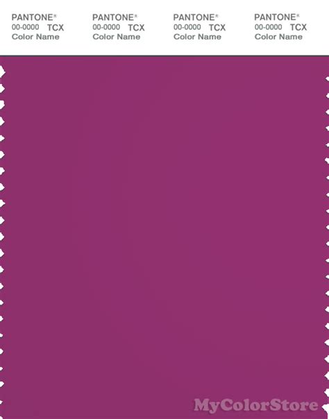 Pantone Smart 19 2630 Tcx Color Swatch Card Wild Aster Polycolors