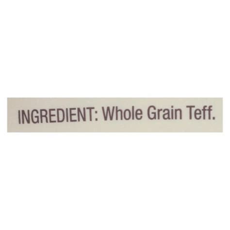 Bobs Red Mill Flour Teff Stone Ground Whole Grain Non Gmo Gluten Free