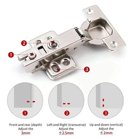 Soft Close Hydraulic Cabinet Door Hinges 1 2 Overlay Concealed Hing