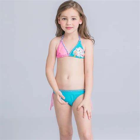 Aliexpress 2017 Cute baby Girl Rosa Gestreiften Bikini 2 Stücke